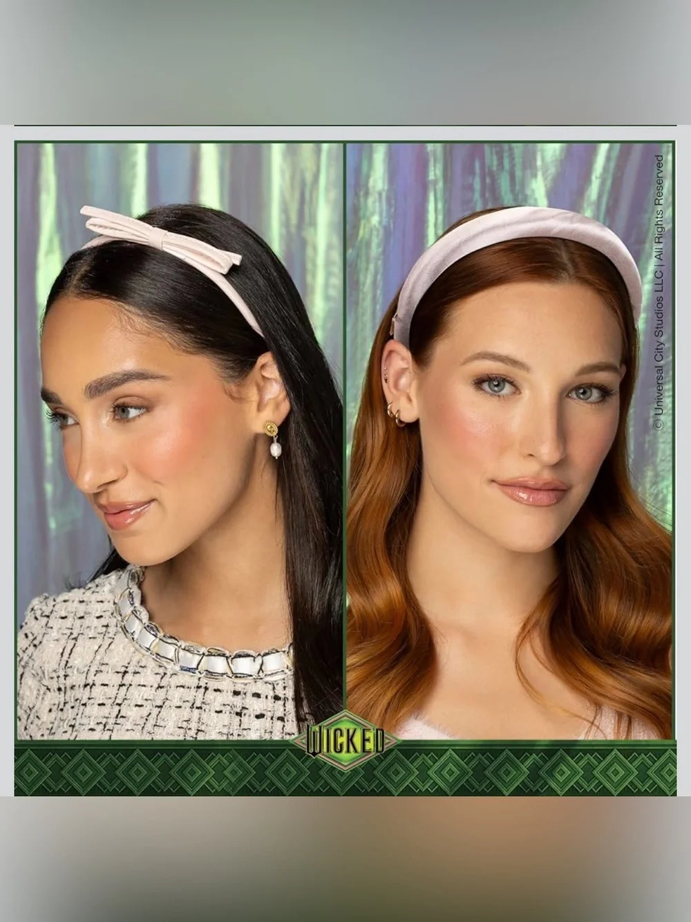 scunci x Wicked Pink Hair Accessory Set with Headbands, Claw Clip & Scrunchies
